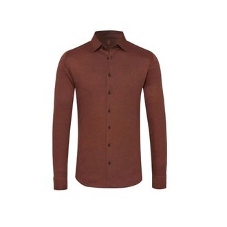 DeSoto Heren, Overhemden, Bruin, Maat: 2XL Katoen