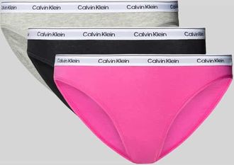 Calvin Klein Underwear Slip mit elastischem Bund im 3er-Pack in Pink, Gr&ouml;&szlig;e XS