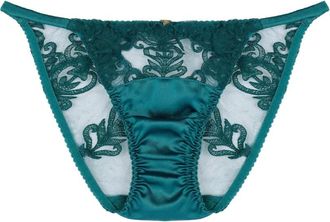 Fleur Of England Slip Olivia Ouvert - Verde