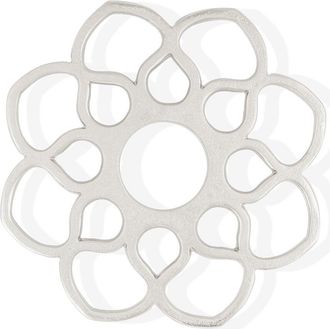 Tiramisu Bloom Petal Handcrafted Aluminum Trivet