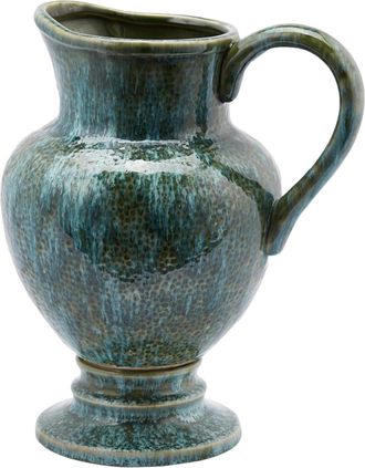 Schubiger M&ouml;bel Vase Krug T&uuml;rkis H: 36 cm