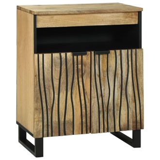 Berkfield Home Sideboard 60x33.5x75 cm - Solid Wood Mango in Brown