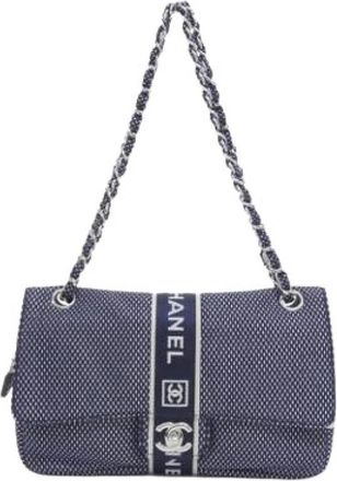 Chanel Pre-owned Vintage Schoudertas - Dames - Vintage Schoudertas - Blauw - ONE Size - Vintage