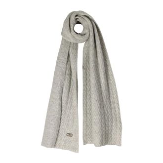 Liu Jo Accessoires, Dames, Grijs, ONE Size, Pailletten, Sciarpa Filo Paillettes