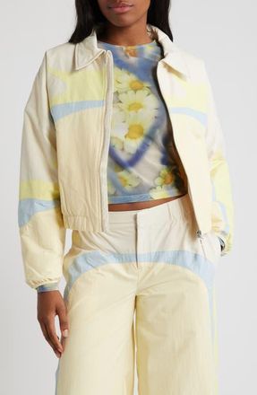 Puma x Collina Strada Cellerator Water Repellent Jacket in Creamy Vanilla at Nordstrom, Size X-Small
