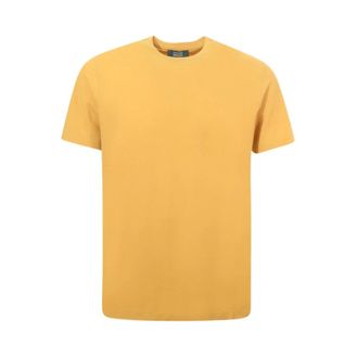 Zanone T-shirt in Cotone Ghiaccio - - Tops - Uomo - Giallo - M
