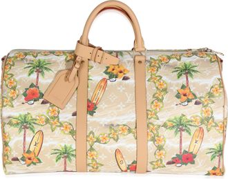 Louis Vuitton Monogram Coated Canvas Surfin Keepall Bandouliere 50