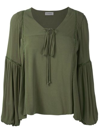 OLYMPIAH Hagia wide sleeves blouse - Green
