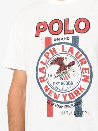 Polo Ralph Lauren T-shirt con stampa - Bianco