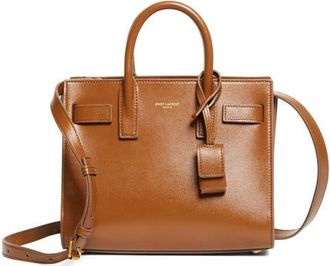 Saint Laurent Nano Sac de Jour Leather Tote in Fox at Nordstrom