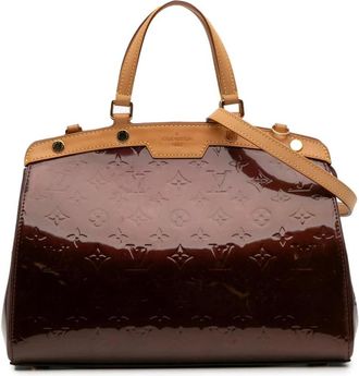 Louis Vuitton Pre-owned Handbags, female, Red, Size: ONE SIZE Pre-owned Leather Satchel