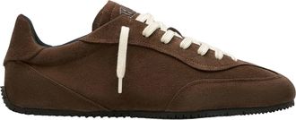 Axel Arigato Low-Profile Handmade Suede Sneakers with Woven Details