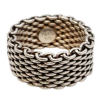 Tiffany & Co. Silver 925 Band Ring (Pre-Owned)