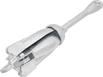 vidaXL Ancla Plegable Hierro Maleable Plateado 8 Kg Vidaxl