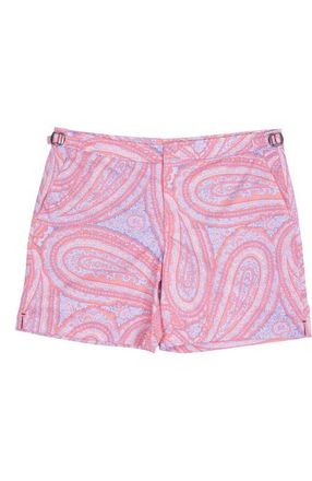 Lords of Harlech Neptune Tailored Swim Short in Paisley Pink at Nordstrom, Size 30