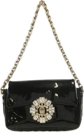 Chanel Pre-owned Patent Leather Shoulder Bag - Dames - Vintage Clutch - Zwart - ONE Size - Vintage
