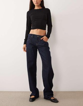 Mango Jeans bombati slim color indaco-Blu