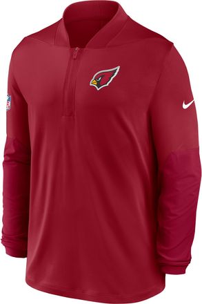 Nike Arizona Cardinals Feel The Pressure Nike Mens Dri-FIT NFL 1/2-Zip Top in Red | 03BA0DGP9C-RZB
