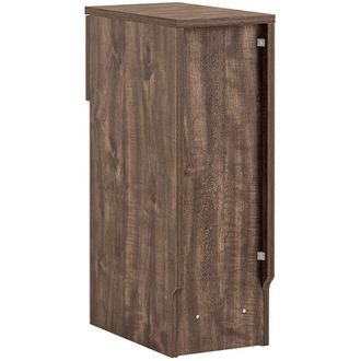 SoBuy SoBuy Narrow and Thin Nightstand with Drawer and 2 Shelves - Bedside Table, End of Sofa or Bedside Cabinet - Storage for Bedroom and Living Room