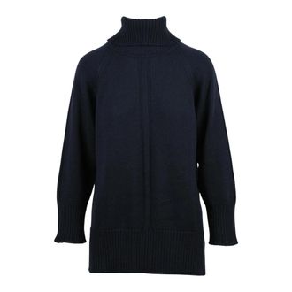 Alpha Studio Dolcevita - Dames - Coltruien - Blauw - M - Wol - Truien & Vesten