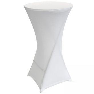 Oviala Mesa alta blanca de 110X60cm