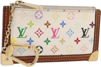 Louis Vuitton Pre-owned Mini Bags, female, White, Size: ONE SIZE Pre-owned Canvas Wallet