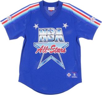Mitchell & Ness Jersey NBA T-shirt - Heren - T-shirts - Blauw - M - Tops