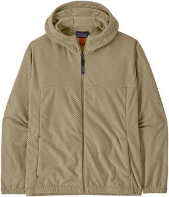 Patagonia Textured Fleece Hoody Fleecejacke f&uuml;r Herren | beige
