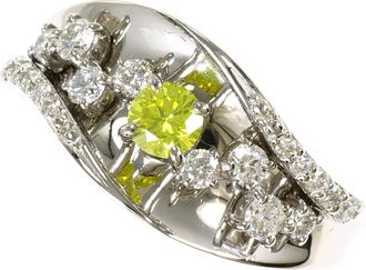 C&A Platinum Yellow Platinum 950 Band Ring (Pre-Owned)