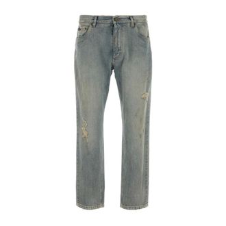 Dolce & Gabbana Straight Fit Jeans, male, Blue, L, Classic Denim Jeans