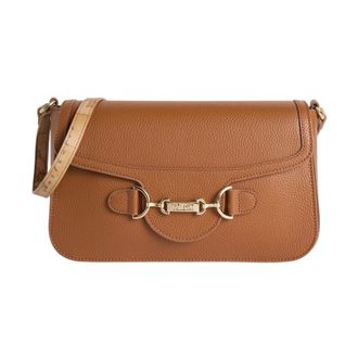 Alviero Martini 1A Classe Cross Body Bags, female, Brown, Size: ONE SIZE Tracolla con Patta e Morsetto