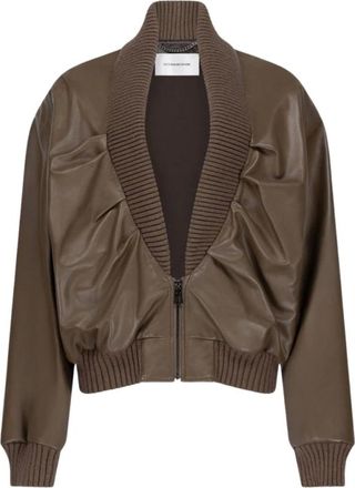 Victoria Beckham Bomber Zana - - Jackets - Donna - Marrone - S