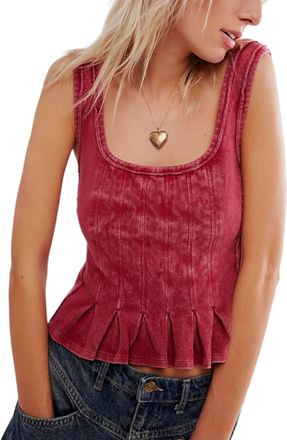 Free People Roller Tank Top In Queen Of Hearts