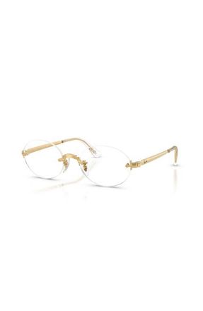 Ray-Ban 54mm Oval optical glasses in Gold at Nordstrom