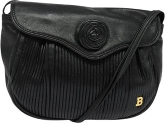 Bally Tweedehands leren schoudertassen - Dames - Vintage Schoudertas - Zwart - ONE Size - Leer - Vintage