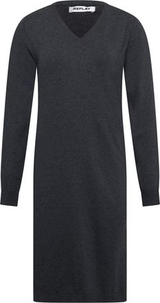 Replay Dames Replay Sweater Jurk in Grijs