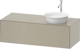 Duravit Tulip Blanco, Mueble De Pared, Ancho 1300 X Fondo 550mm, - Duravit