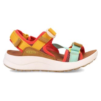 Keen Elle Sport Backstrap Synthetic Textile Womens Comfort Sandals - Golden Yellow Lichen - Size:UK 7.5