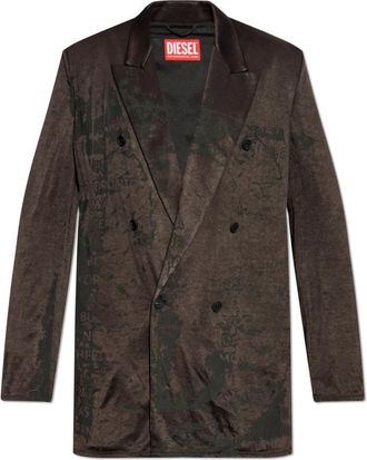 Diesel J-Pekka-Plain Blazer - Heren - Blazers - Zwart - S - Jassen