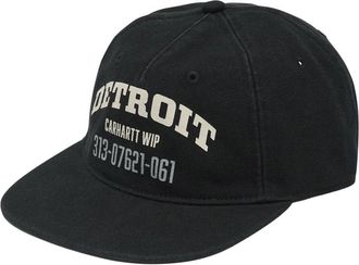 Carhartt Work in Progress Canvas Cap - Heren - Petten - Zwart - ONE Size - Katoen - Accessoires