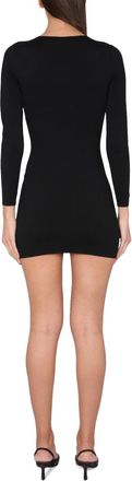 T Alexander Wang Hybrid Bikini Crystal-Embellished Dress - Black