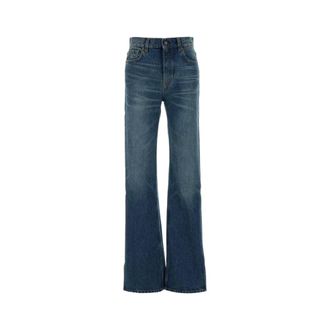 Chlo&eacute; Flared Jeans, female, Blue, Size: W25 Straight-leg Jeans