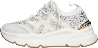 Emanuelle Vee Sneakers Wit - Dames - Sneakers - Wit - 37 EU - Leer - Schoenen