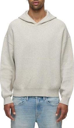 Hudson Cotton & Cashmere Double Knit Hoodie in Oatmeal at Nordstrom Rack, Size Medium