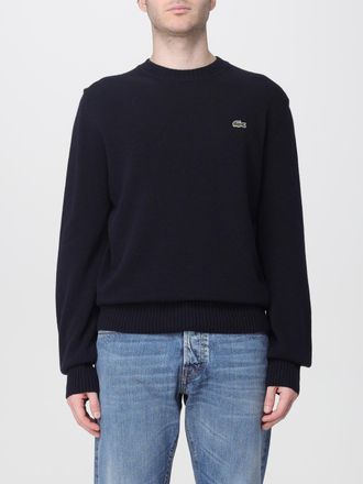 Lacoste Maglia a girocollo con logo in lana