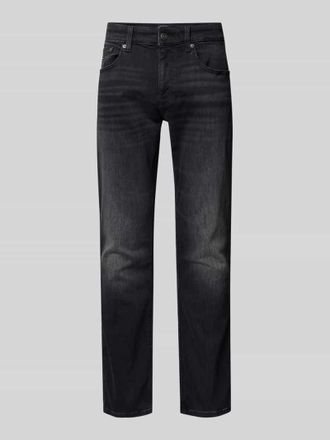 Tommy Jeans Slim Fit Jeans aus Baumwoll-Mix in Black, Gr&ouml;&szlig;e 29/32
