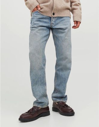 Jack & Jones Jack & Jones Mens Chris Five Pocket Design Jeans - Blue - Size: 33/32