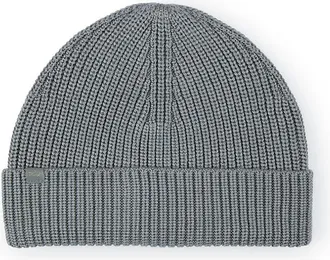 Paul & Shark wool and silk beanie, Man, Sage Green, Size: TGU