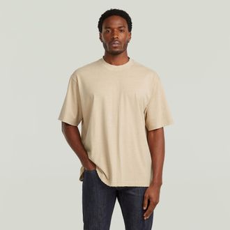 G-Star Back Graphic Loose T-Shirt - Beige - Heren