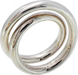 Herm&egrave;s Silver 925 Band Ring (Pre-Owned)